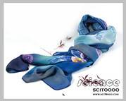 講述你看不見的科學 真絲雪紡大絲巾春夏必備 絲巾/個性設計/scitoooo