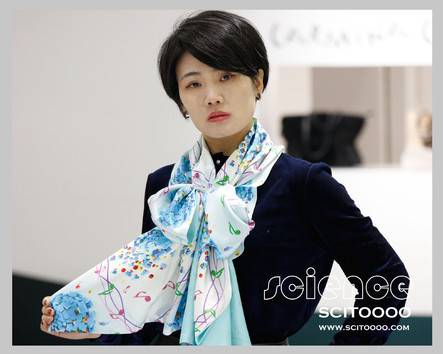 【律動】雙面真絲披風 春夏必備 絲巾/個性設計/scitoooo