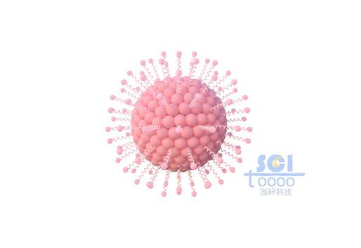 帶高分子鏈段納米球