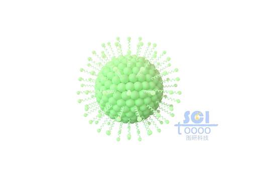 帶高分子鏈段納米球