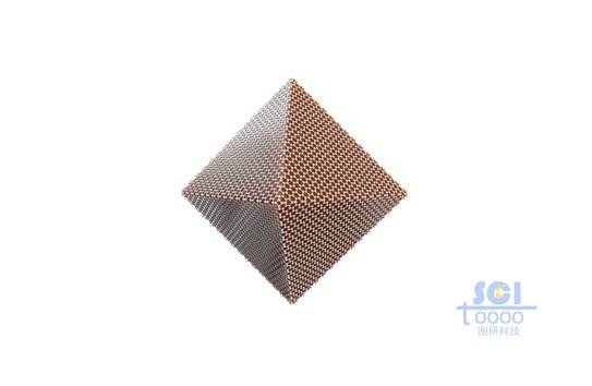 石墨烯包裹的八面體