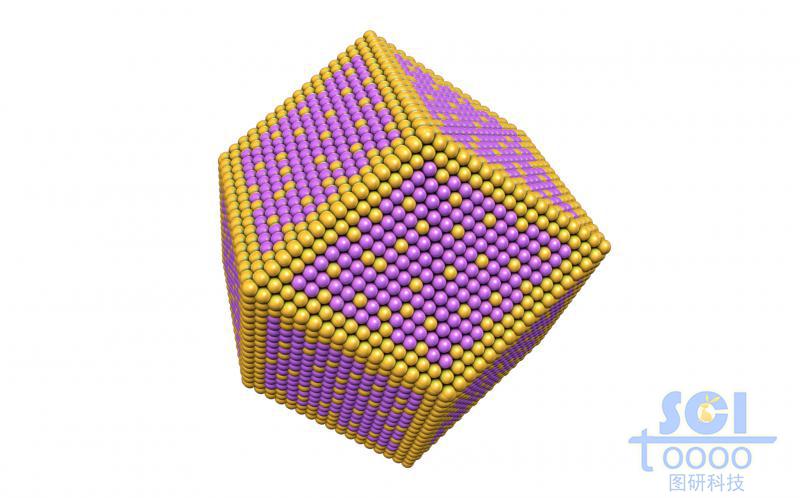 原子堆积的十二面体结构