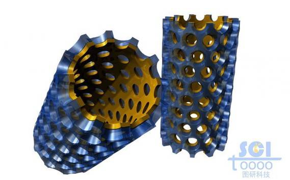 双层嵌套的空心介孔微管柱结构