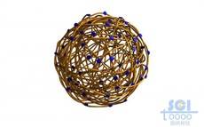高分子鏈段交聯形成的空心球殼