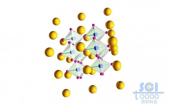 八面体晶体结构阵列