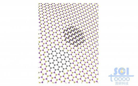 带六方氮化硼缺陷结构的石墨烯