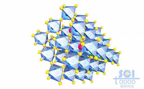 八面体晶体结构阵列