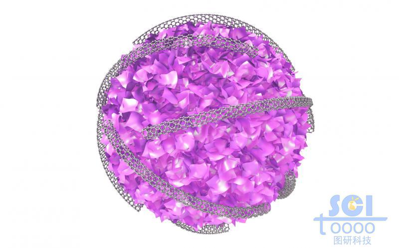 碳纳米管缠绕的BiOCl多孔微球材料