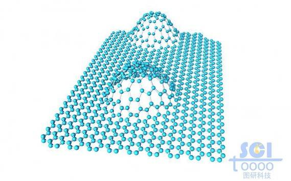 带气泡的石墨烯结构