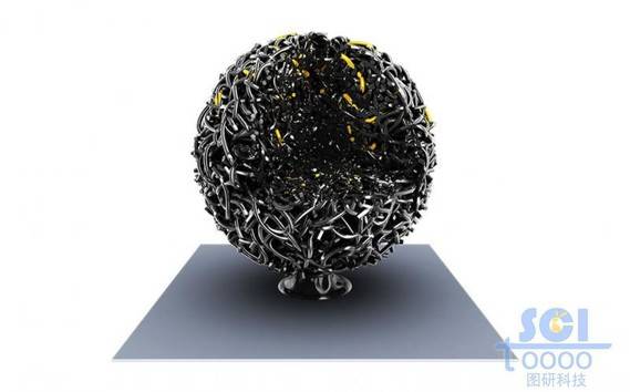 逆向吸附液體的碳納米管/高分子鏈段纏繞的多孔球