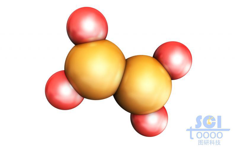 分子模式图-乙烯