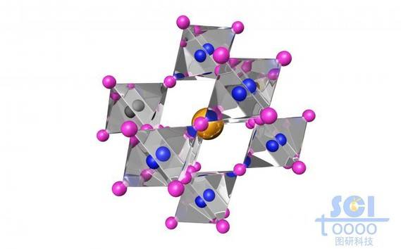 八面体晶体结构阵列