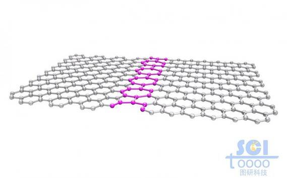 带缺陷的石墨烯