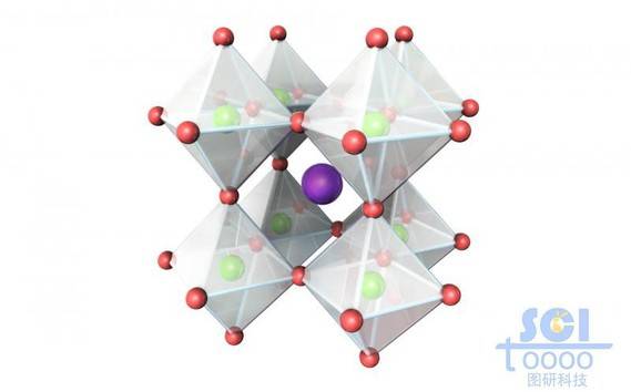 八面体晶体结构阵列