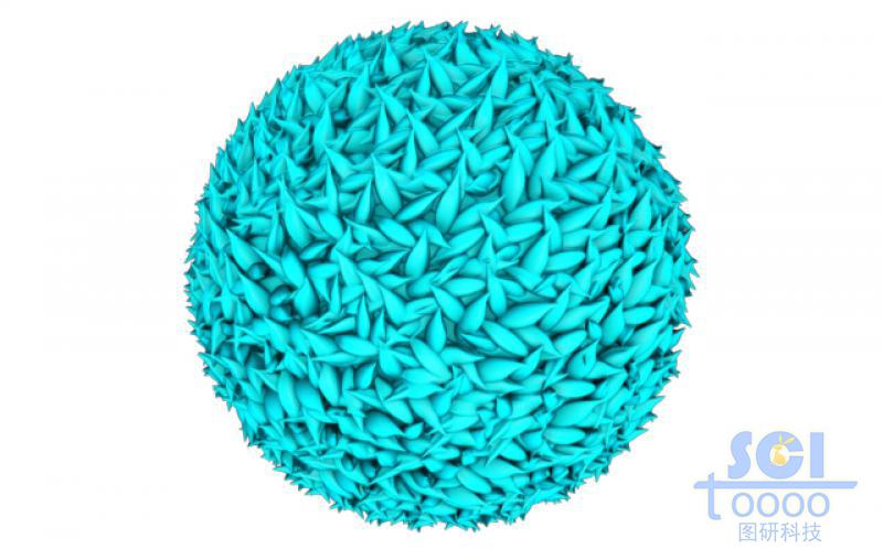 花瓣状团簇形成的纳米颗粒/微球