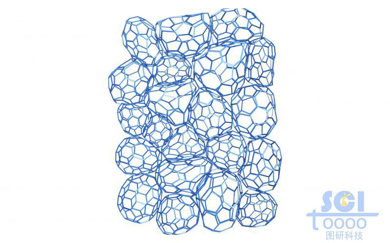 石墨烯包裹的纳米团簇经酸洗去除之后形成的中空结构